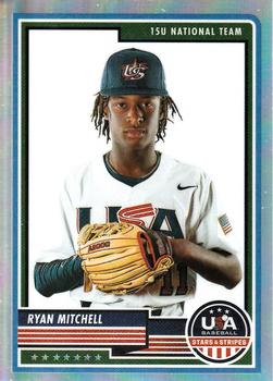 2023 Panini USA Baseball Stars & Stripes - Silver #34 Ryan Mitchell Front