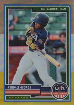 2023 Panini USA Baseball Stars & Stripes - Bronze, Silver, & Gold #49 Kendall George Front