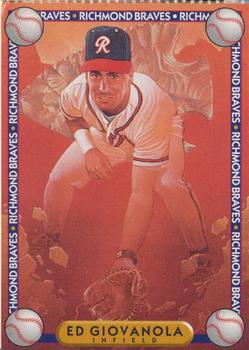 1994 Richmond Braves Perforated #25 Ed Giovanola Front