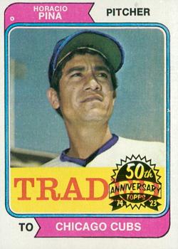 2023 Topps Heritage - 50th Anniversary Buybacks Traded Set #516T Horacio Pina Front