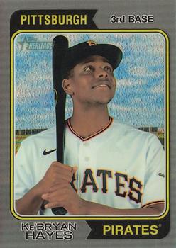 2023 Topps Heritage - Chrome Silver Refractor #372 Ke'Bryan Hayes Front