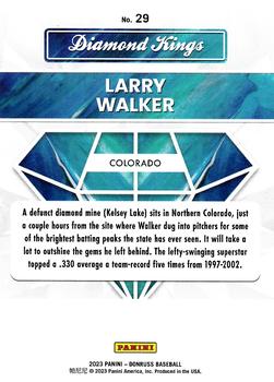 2023 Donruss - Holo Red #29 Larry Walker Back
