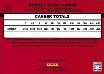 2023 Donruss - Career Stat Line #278 Rod Carew Back