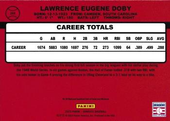 2023 Donruss - Career Stat Line #288 Larry Doby Back