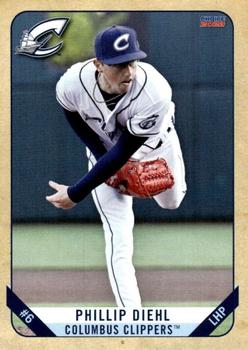 2023 Choice Columbus Clippers #10 Phillip Diehl Front