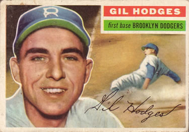 1956 Topps #145 Gil Hodges Front