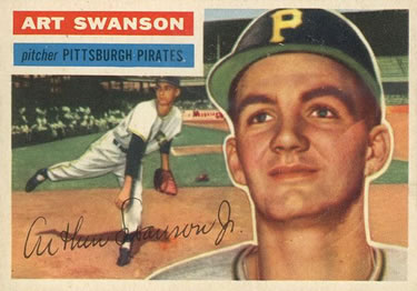 1956 Topps #204 Art Swanson Front