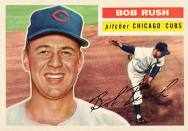 1956 Topps #214 Bob Rush Front