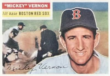 1956 Topps #228 Mickey Vernon Front