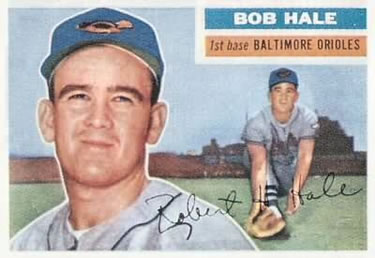 1956 Topps #231 Bob Hale Front