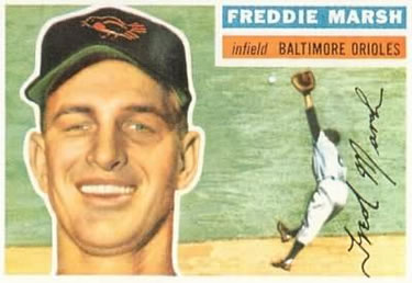 1956 Topps #23 Freddie Marsh Front