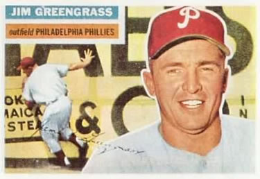 1956 Topps #275 Jim Greengrass Front