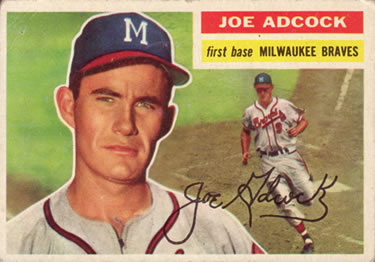 1956 Topps #320 Joe Adcock Front