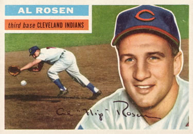 1956 Topps #35 Al Rosen Front