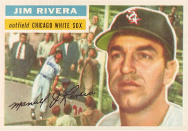 1956 Topps #70 Jim Rivera Front