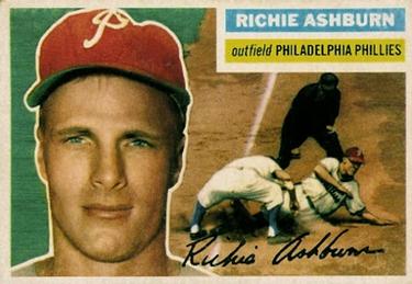 1956 Topps #120 Richie Ashburn Front
