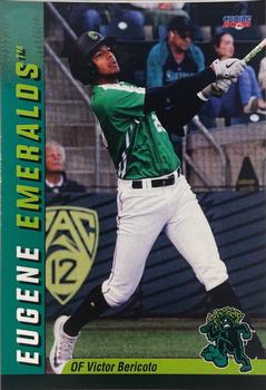 2023 Choice Eugene Emeralds #2 Victor Bericoto Front