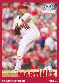 1998-23 St. Louis Cardinals Fox Sports Net #24 Carlos Martinez Front
