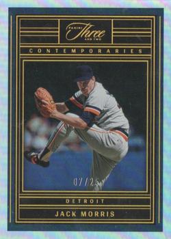 2023 Panini Three and Two - Contemporaries Holo Gold #C-JM Jack Morris Front