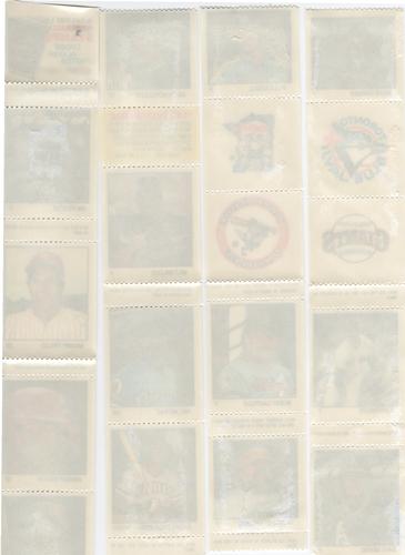 1983 Fleer Stamps - Columns #9 No. 9 of 16 Columns Back