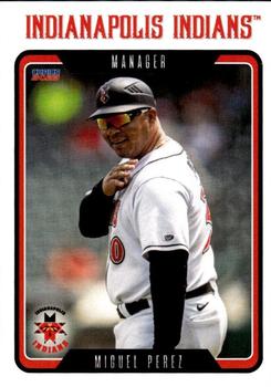 2023 Choice Indianapolis Indians #31 Miguel Perez Front