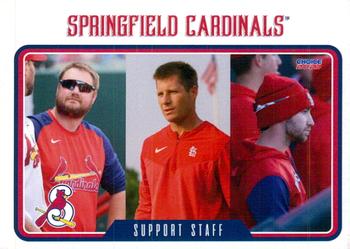 2023 Choice Springfield Cardinals #31 Alex Wolfinger / Spencer Clevenger / Noah Landow Front