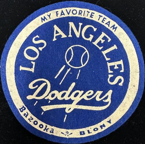 1958 Topps - Topps Felt Team Emblems #NNO Los Angeles Dodgers Front