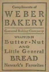 1911-14 Weber Bakery (D304) #NNO Billy Kelly Back