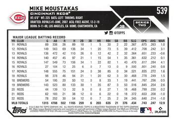 2023 Topps - Gold Star #539 Mike Moustakas Back