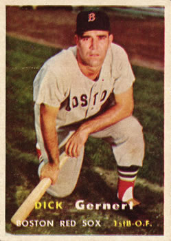 1957 Topps #202 Dick Gernert Front