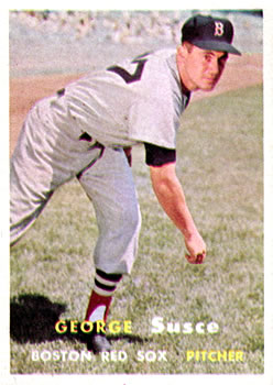 1957 Topps #229 George Susce Front