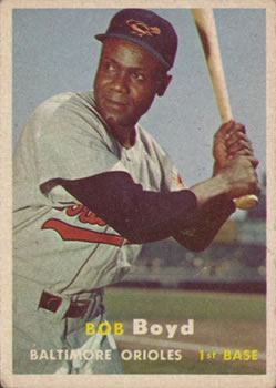 1957 Topps #26 Bob Boyd Front