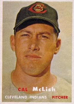 1957 Topps #364 Cal McLish Front
