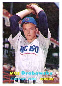 1957 Topps #84 Moe Drabowsky Front