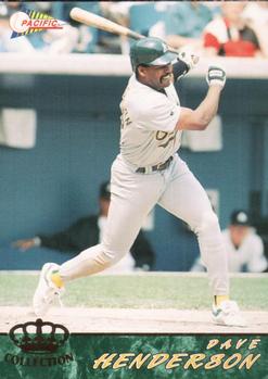 1994 Pacific #452 Dave Henderson Front
