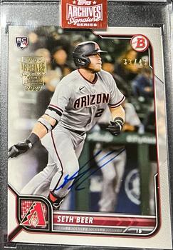 2023 Topps Archives Signature Series Active Player Edition - Seth Beer #36 Seth Beer Front