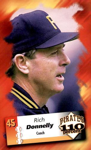 1996 Advance Auto Parts Pittsburgh Pirates #NNO Rich Donnelly Front