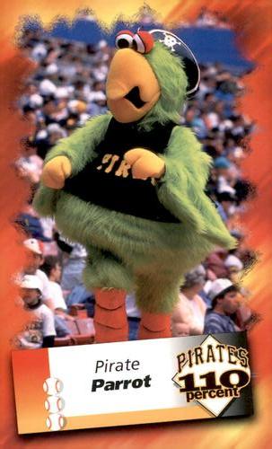 1996 Advance Auto Parts Pittsburgh Pirates #NNO Pirate Parrot Front