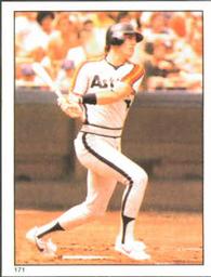 1981 Topps Stickers #171 Terry Puhl Front