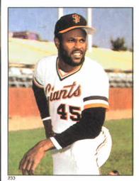1981 Topps Stickers #233 Terry Whitfield Front