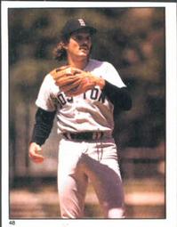 1981 Topps Stickers #48 Dennis Eckersley Front
