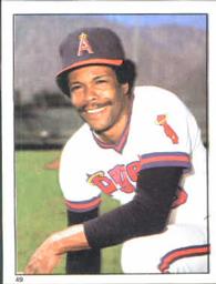 1981 Topps Stickers #49 Rod Carew Front