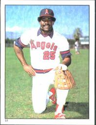 1981 Topps Stickers #51 Don Baylor Front