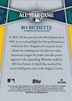2023 Topps All-Star Game #3 Bo Bichette Back