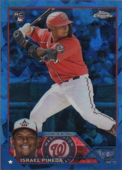 2023 Topps Chrome Sapphire Edition #447 Israel Pineda Front