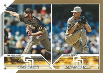 2023 Topps Update - Gold #US288 Nick Duron / Tom Cosgrove Front