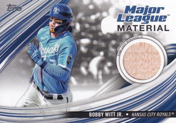 2023 Topps Update - Major League Material #MLM-BW Bobby Witt Jr. Front