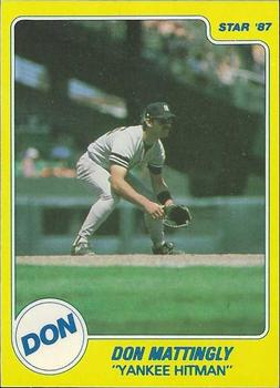 1987 Star Don Mattingly Update - Glossy #NNO Don Mattingly Front