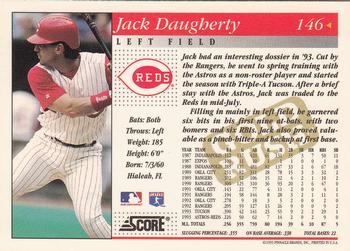 1994 Score - Gold Rush #146 Jack Daugherty Back