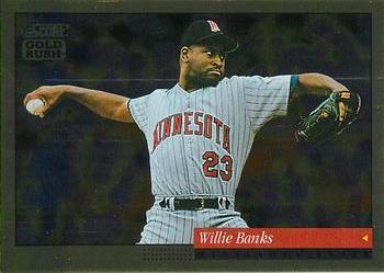 1994 Score - Gold Rush #185 Willie Banks Front